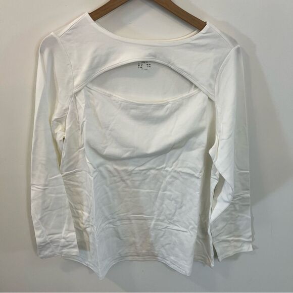 New G.I.L.I. Long Sleeve Open Keyhole Top | Size 1X - Picture 2 of 8
